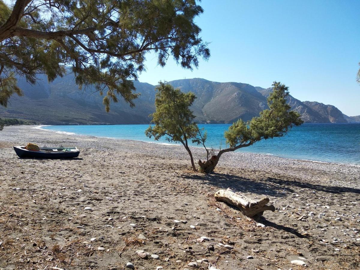 Iviskos House, Megalo Horio Village, Tilos Island Megálon Choríon Esterno foto
